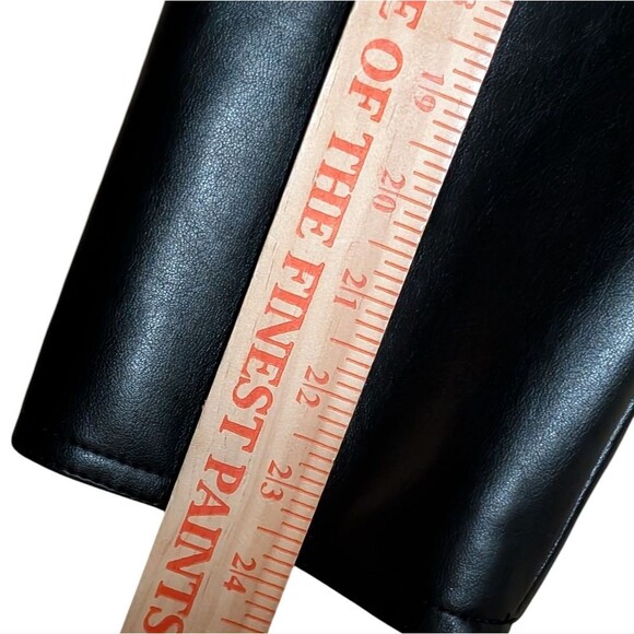 NWT Reportage R.G.A. Made In Italy Black Vintage Faux Leather Jacket Men's Large - Picture 6 of 10